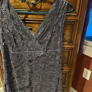 Blu Sage Charcoal Lace Dress traveling or elegant dinner and weddings
